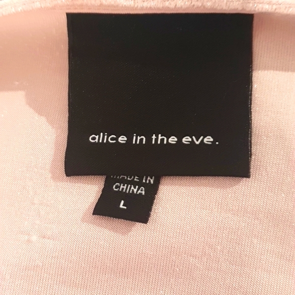 Alice in the Eve Size L (Approx 14) Soft Pink Velvet Feel Dress - Picture 6 of 8
